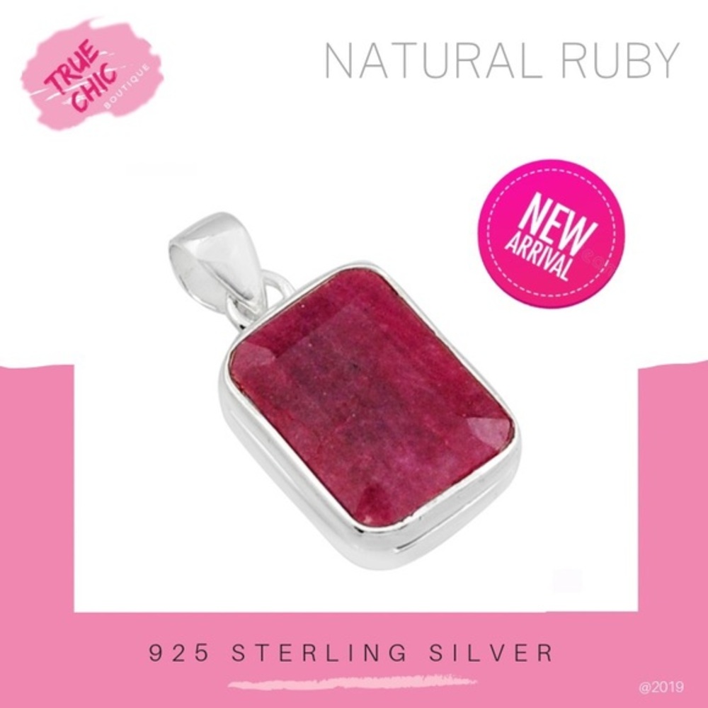 Natural Ruby Pendant